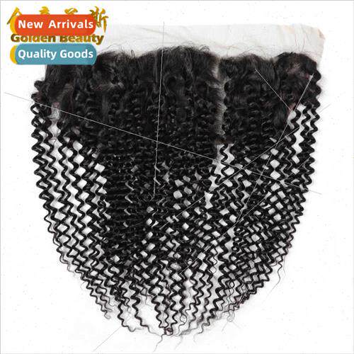 brazilian hair curly hair 13×4 hair block lace closure kink