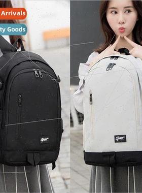 Shoulder bag female middle school students schoolbag male tr