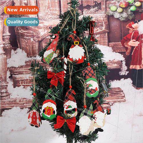New Christmas supplies painted faceless old man modeling woo
