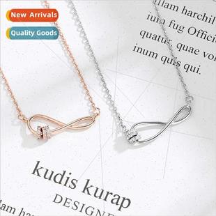 when tide lock beads lucky tie bow people female Necklace