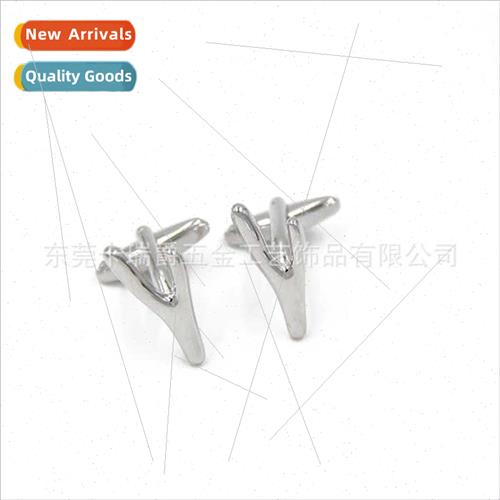 Fun branch shape glossy cufflinks cufflinks men French shirt