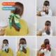 satin small long Korean scarf ribbon silk women decorative