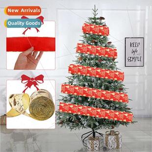 6.3CM hemp Christmas New ribbons meters dec