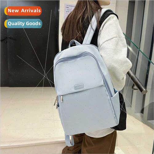 Schoolbag female ins Japan simple pure colour leisure comput