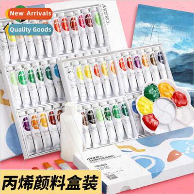 Acrylic Paint Set 12 Colors HPainting Wall Paints Beginner K