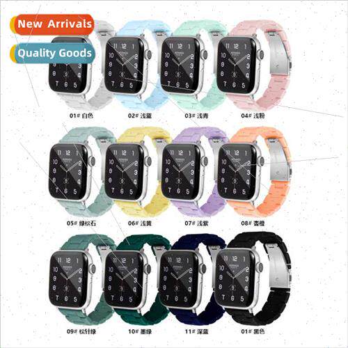 适用apple resin three strain watch bapple watch8/7/se/6/5/43