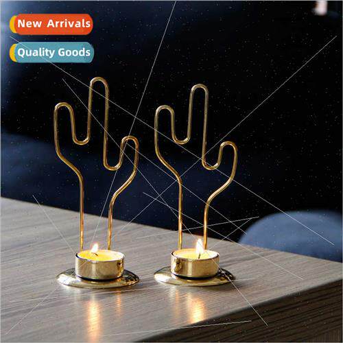 Golden Cactus Candle Holder Candle Cup mple Modern Candle Ho