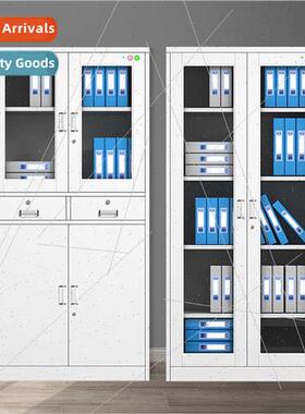 Steel filing cabinet short cabinet tin cabinet office data v
