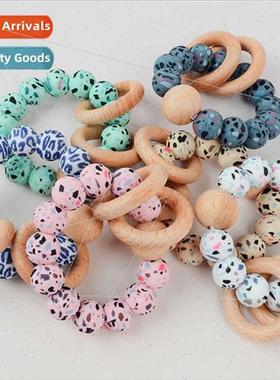 Baby Rattle Toys Teething Bracelet Teething Bracelet Leopard