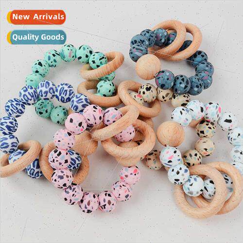 Baby Rattle Toys Teething Bracelet Teething Bracelet Leopard