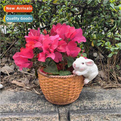 American Europe rabb flower pot creative home living room ba