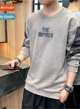 Sweatshirt men tide ins fall 2023 new spring fall round neck