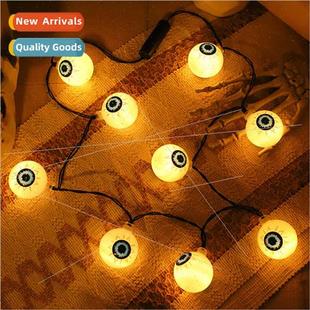 skull necklace Easter Halloween pum bat LED string New light