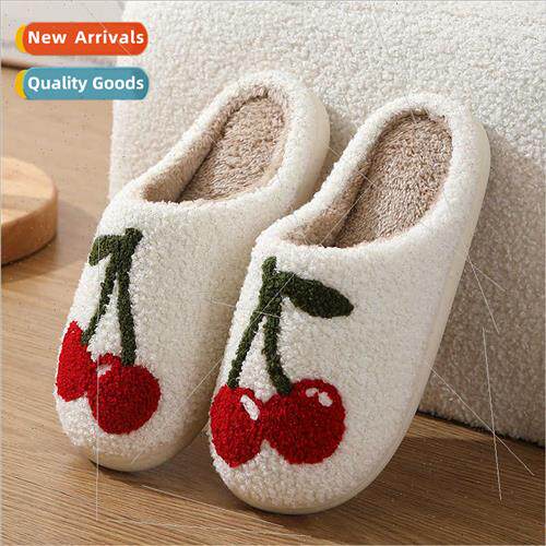 New winter cute cartoon home cotton slippers home furry slip