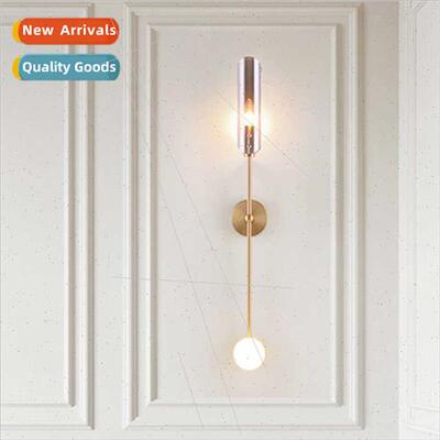 All copper wall lamp modern simple glass wall lamp Scandinav