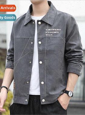 Spring Autumn new 2023 workwear jacket cardigan casual loose