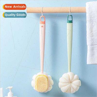 Scrubbing artifacts bath brush long handle soft hair bath br