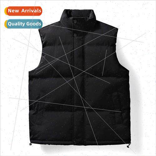 new vest fall winter men padded thickened warm sleeveless un