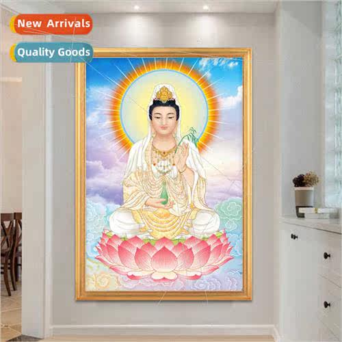 2023 new precision printing cross stch modern Chinese living