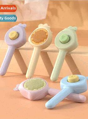 Cat Combs keyed self-cleaning pet de-shedding combs dog de-s