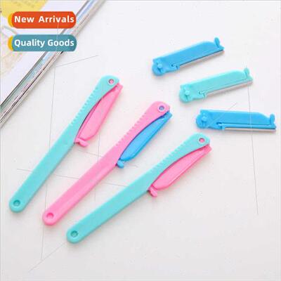 Home Beauty Tools Women Makeup Eyebrow Scraper Replaceable B