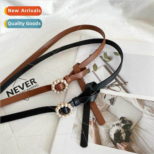 Pearl flower belt female fine decorative dress sub Korean hu