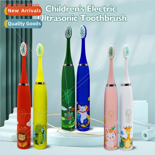 For Children Electric Toothbrush Cartoon Pattern Kids wh R