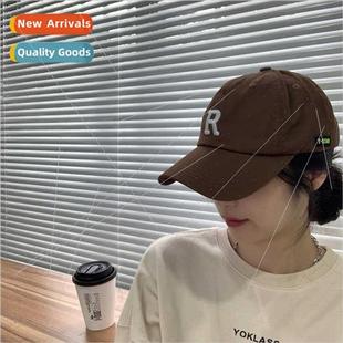 letters duck Korean cap blogger tongue femal temperament