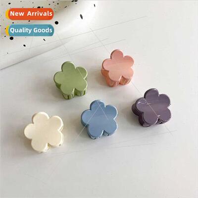 Flower small grab clip female high ponytail hair claw clip h