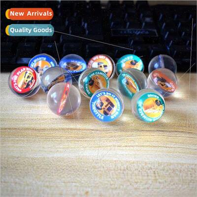 No.32 30MM transparent bouncy ball coin operated Twister gam