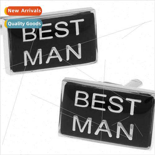 popular wedding ceremony best man groomsmen cufflinks Best M