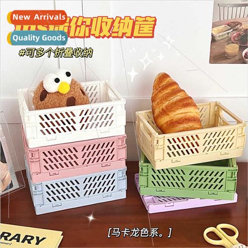 Mini folding plastic organizer students desktop organizing h