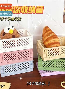 Mini folding plastic organizer students desktop organizing h