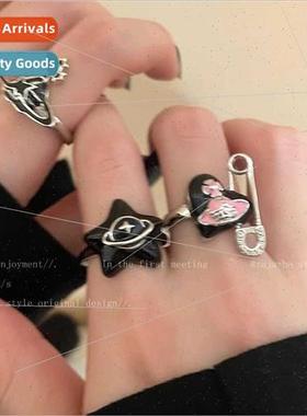 Diablo Saturn Love Ring Women Fashion Couple Index Ring 2023