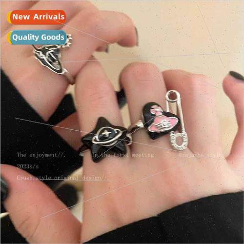 Diablo Saturn Love Ring Women Fashion Couple Index Ring 2023