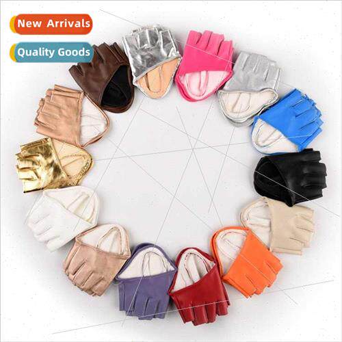 Permance gloves half finger gloves female DS half palm stage