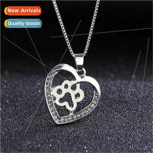 Europe Uned States fashion creative love heart dog paw hollo