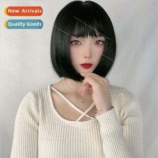 hair repair female che face short round wig bob