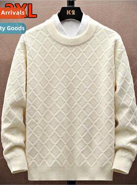 Men knted wool sweater solid color autumn winter season new