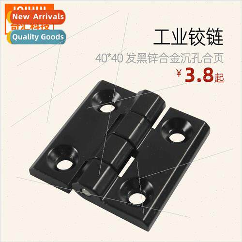 Oxidized black zinc alloy countersunk hinge industrial hinge