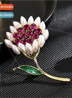 New atmospheric delicate rosettes elegant zirconia corsage t
