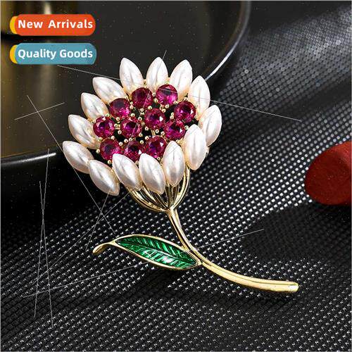 New atmospheric delicate rosettes elegant zirconia corsage t