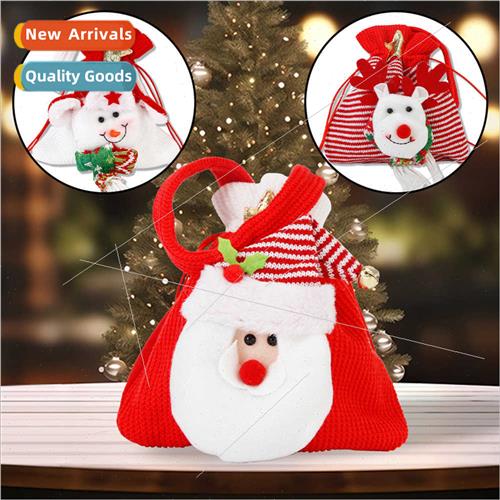 New cartoon Christmas candy bags gift bags Christmas decorat
