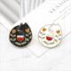 brooch yan cartoon yin whe black lily star meow creative New