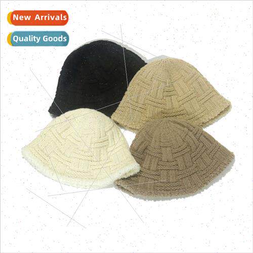 Japanese niche lerary tide model simple wool cap female wint