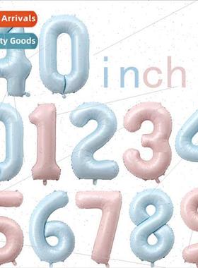 40 inch large birthday numbers baby blue baby pink baby birt