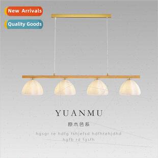 room cotton dining modern chandelier wood Scandinavian grain