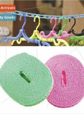 Outdoor Indoor Wash Sun WindproAnti-slip Clothesline Clothes
