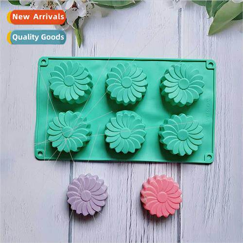 6 Sunflowers 118 Cake Chocolate licone Mold Dessert Mold Kch