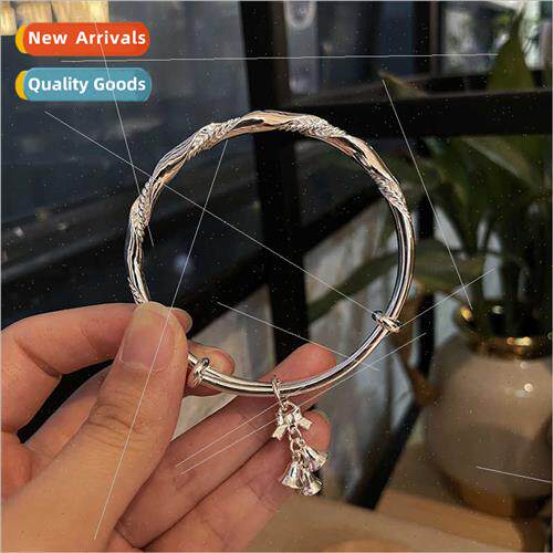 New 999 silver-plated dream silver wire twist bracelet ladie